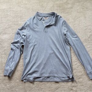 Faherty Blue Striped polo